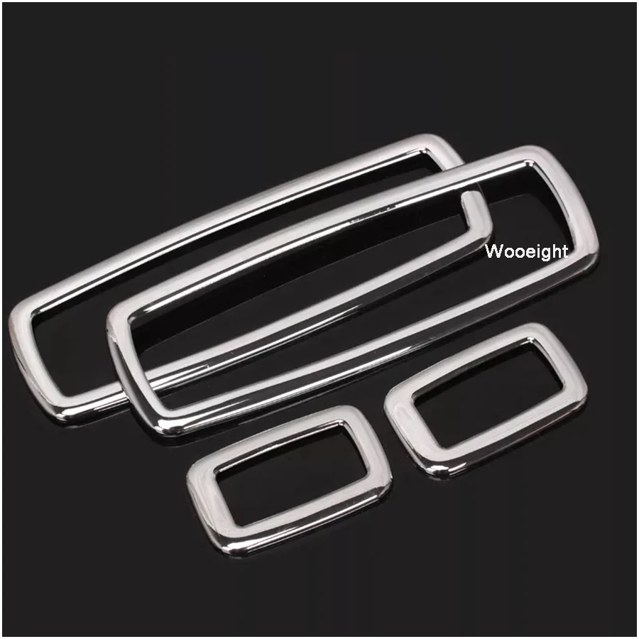 4Pcs ABS Chrome Window Switch Button Cover Trim Armrest Frame For Jeep Grand Cherokee Dodge Journey Chrysler 2012-2014 (4)