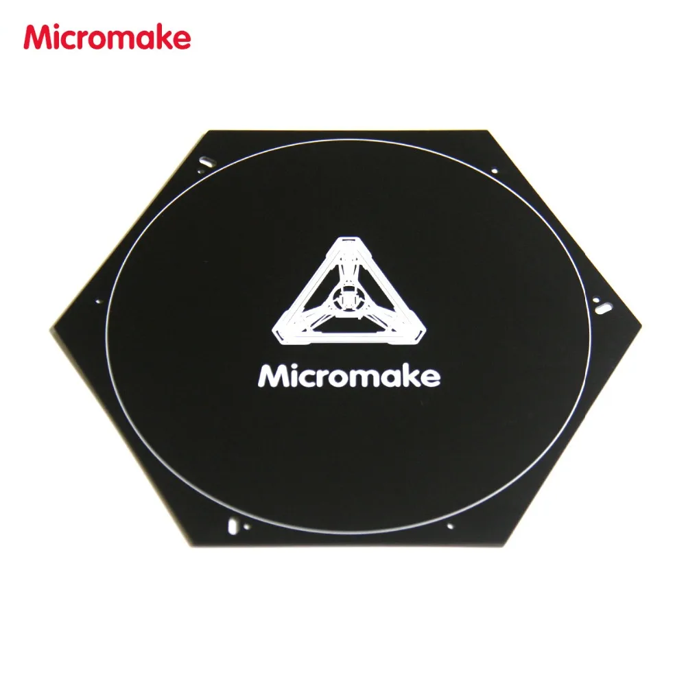 Micromake 3D Запчасти для принтера принтер Тепловая кровать с 12 В блок питания