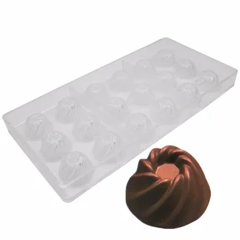 

Bundt Chocolate Mold Polycarbonate Spiral Shape Candy Mould
