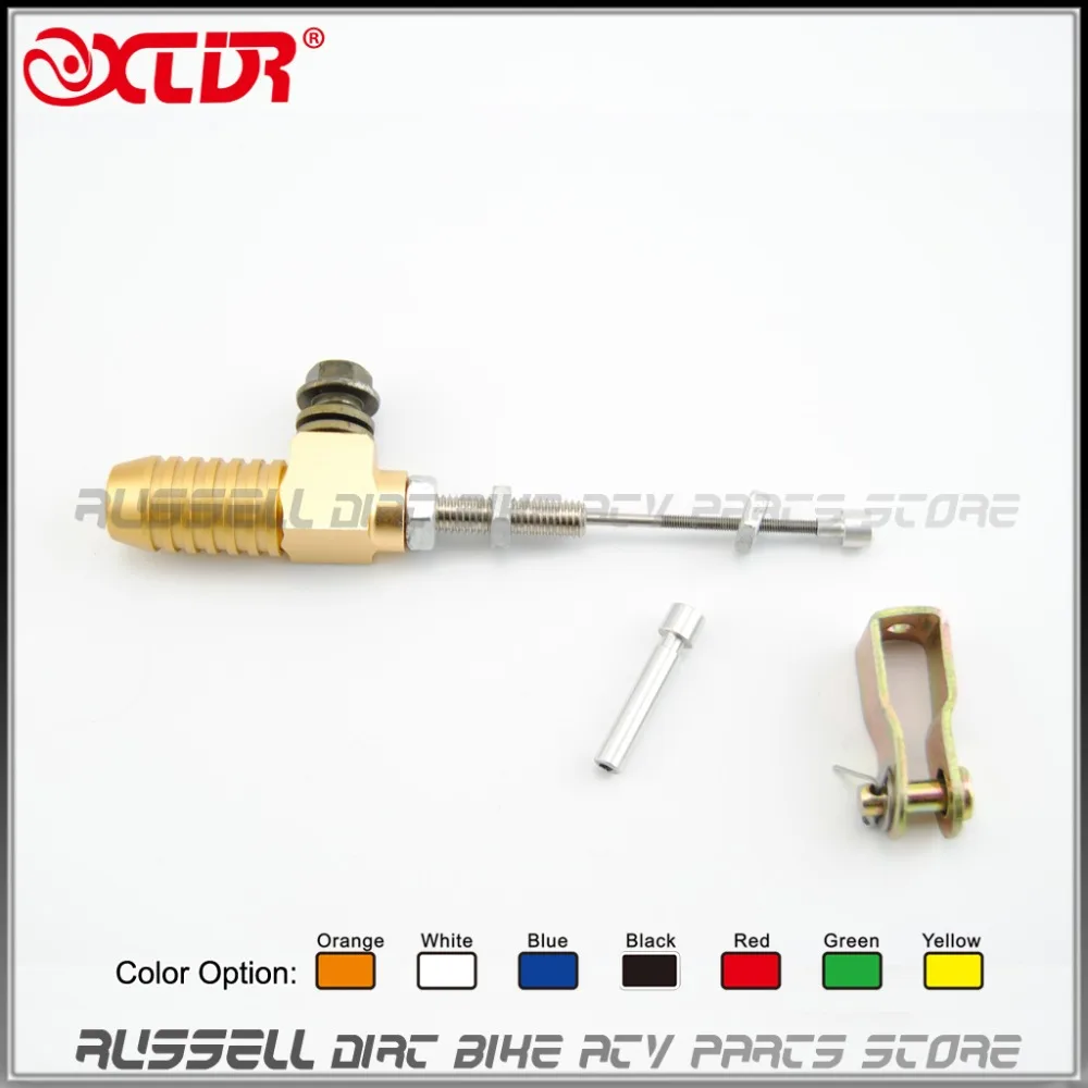 

Motorcycle Hydraulic Clutch Master Slave Cylinder Rod Brake Pump M10x1.25mm Aluminum