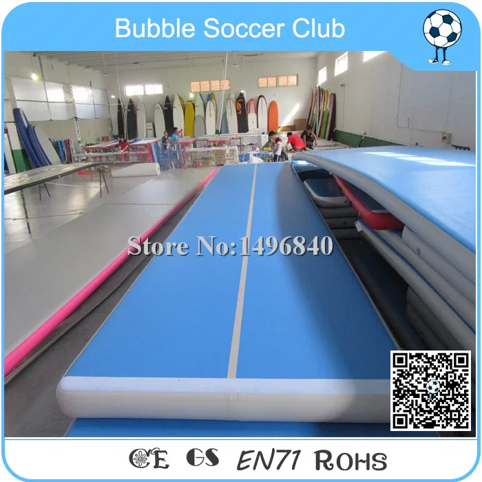 

Free Shipping 6x1m High Quality Blue Inflatable Air Tumble Track Gymnastics,Outdoor Inflatable Airtrack Factory For Sale