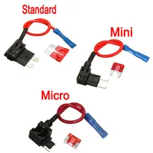 Добавить канал Стандартный/Mini/Micro лезвие предохранитель Коробки держатель Копилка Вернуться Предохранители коснитесь