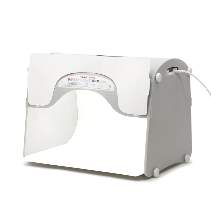 Caixa de Luz Kit para Fotografia K40 para 220 Sanoto-estúdio Fotográfico Profissional Portátil Mini Softbox - 110v ue Eua ru au - Image 2