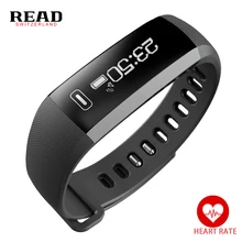 READ R5 PLUS font b Smart b font bracele Heart rate Monitor Alarm Clock Bluetooth 4