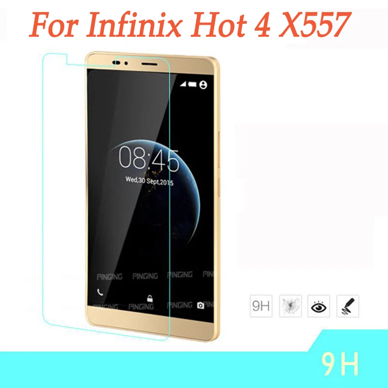 Infinix Лидер продаж 4 X557 закаленное стекло Оригинальное 9H Высококачественная защитная пленка