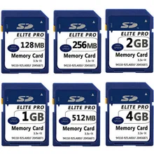 Оригинальная sd-карта 128MB 256MB 512MB 1GB 2 GB, sd-карта памяти, безопасная цифровая флеш-карта памяти