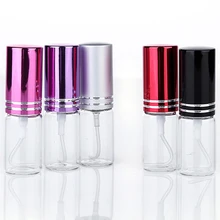 Косметический флакон для парфюма Малый образец электромеханический алюминиевый спрей бутылка 5 мл суб-мини стекло нажатие бутылки