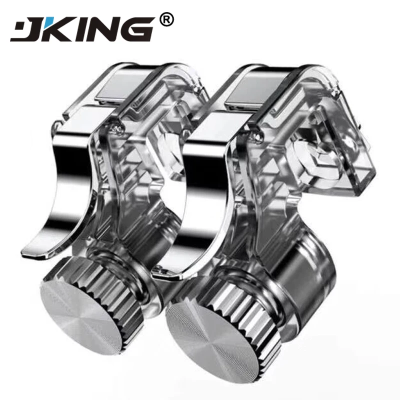 

JKING Metal Smart Phone Mobile Gaming Trigger for PUBG Mobile Gamepad Fire Button Aim Key L1R1 Shooter Pubg Controller