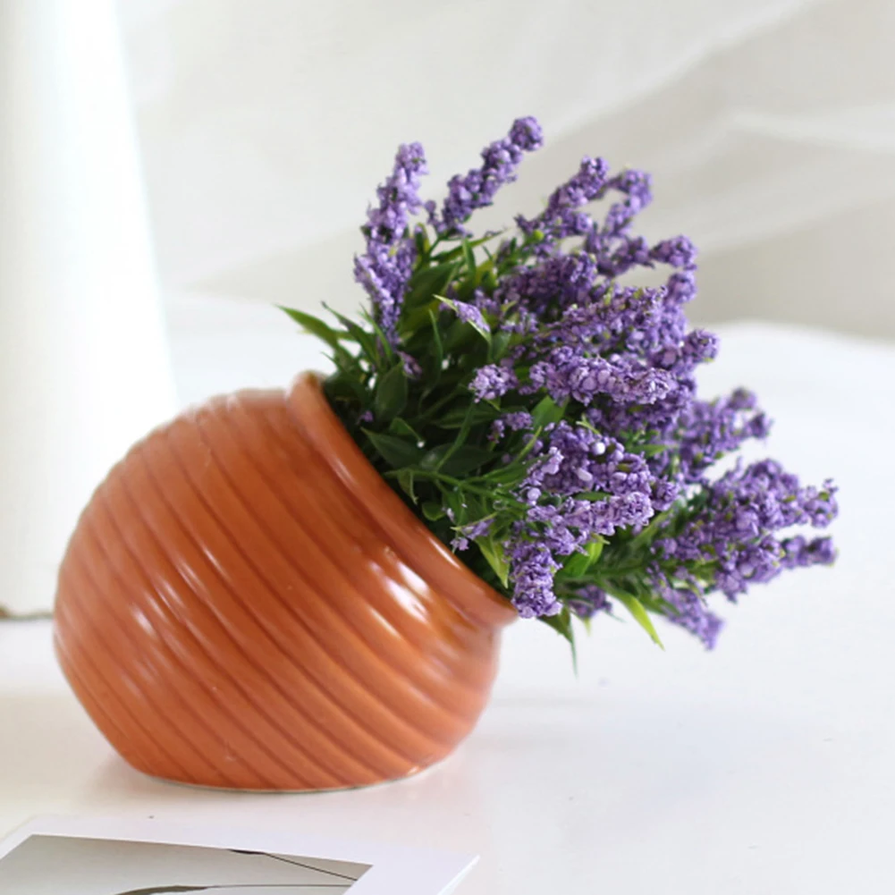 Romantic Provence decoration lavender flower Plastic artificial flowers grain decorative Simulation of aquatic plants With Pot