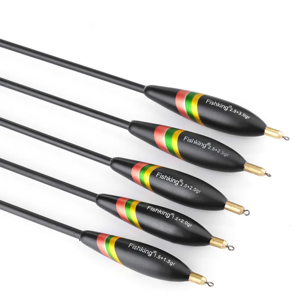 

5pcs Rock Fishing Float Coarse Float with Buoyancy Deep Water Float Fishing Tackle Bobber Fishing Gear With Lead Weight
