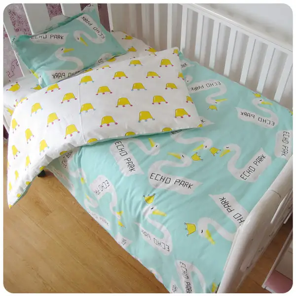 3pcs Crib Bedding Set Unisex Baby Bedding Set Cotton Ropa De Cuna