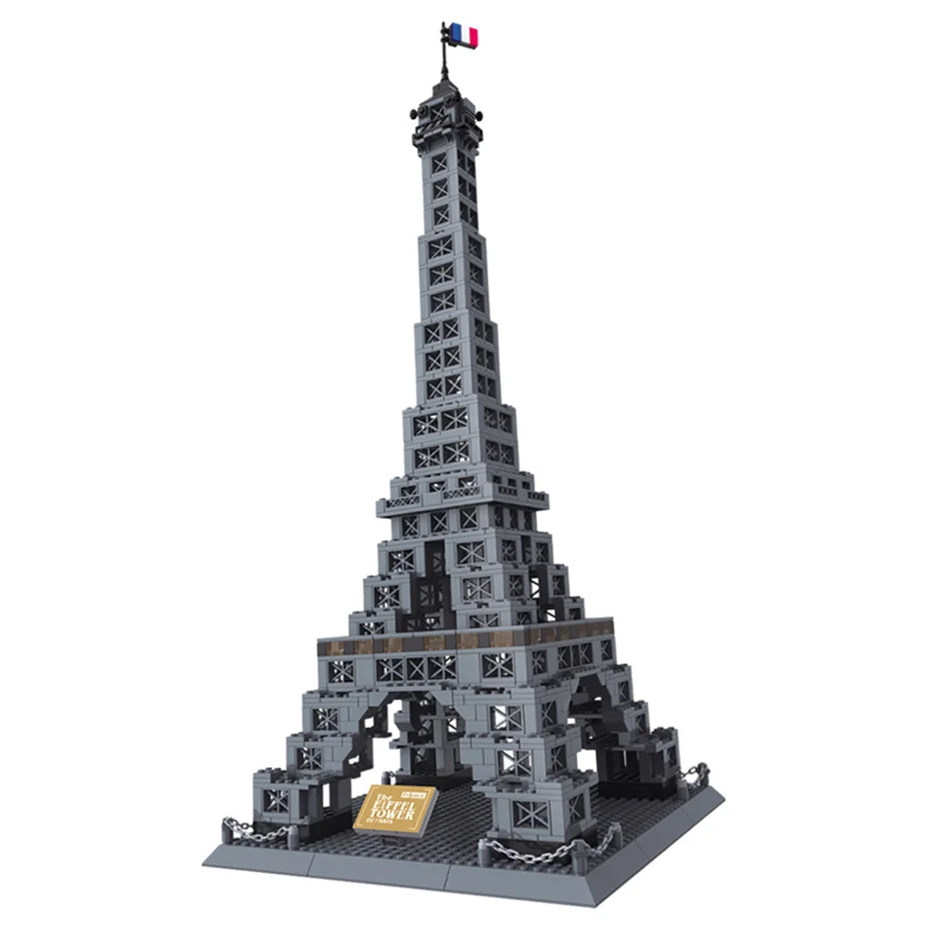 

Set of 978pcs Paris Eiffel Tower Building Blocks Kits Intelligence Puzzle Game Kid Educational Toy