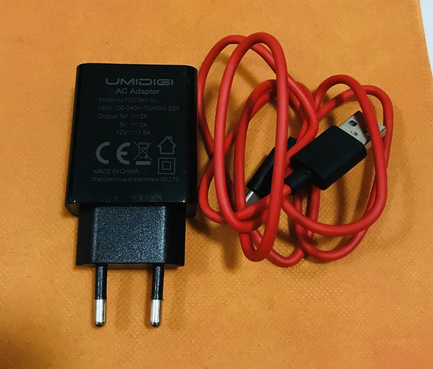

Original Travel Charger EU Plug Adapter+ Type C Cable for UMIDIGI Z2 Pro Helio P60 Octa Core Free Shipping
