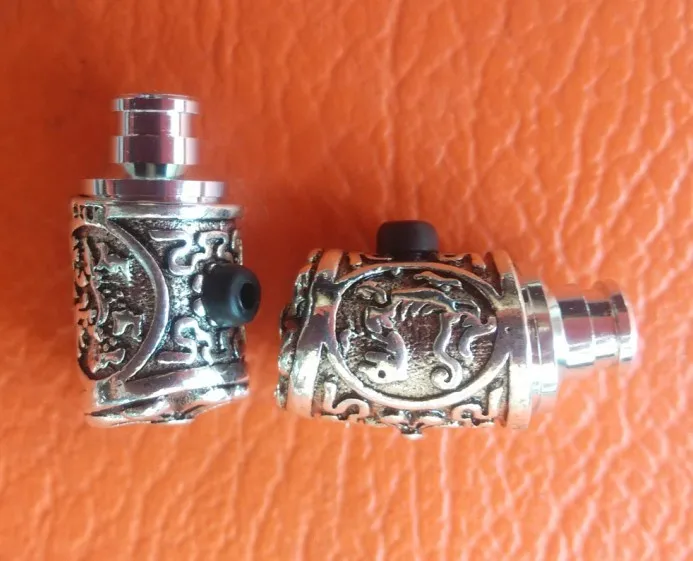 8 мм ушной раковины Национальный Ветер тибетский серебряный ушной раковины Дракон и Феникс узоры 2 пары