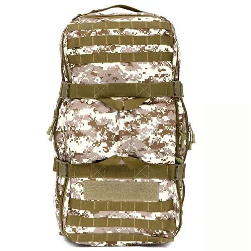 Мужские сумки 60 л водонепроницаемый рюкзак военный 3 P рюкзаки модная школьная сумка для отдыха сумки для ноутбука D061 - Цвет: Desert digital