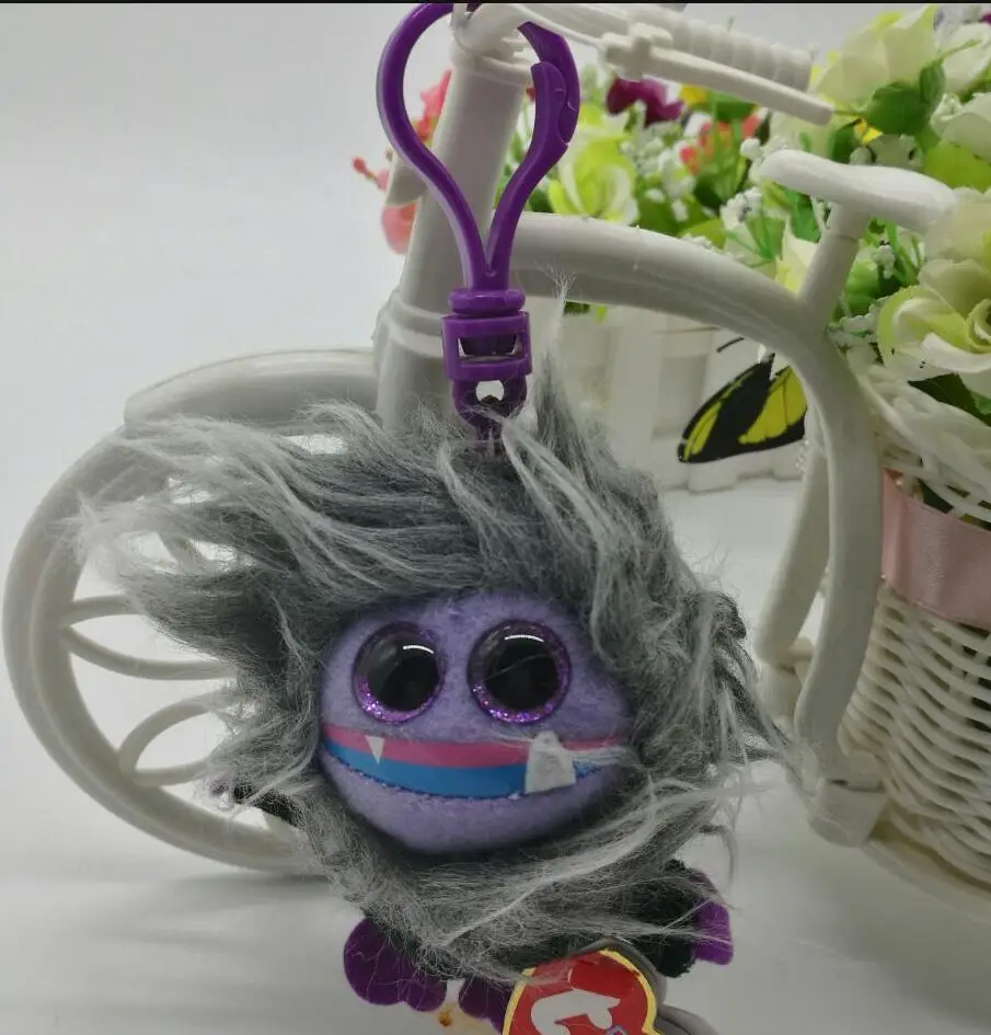 

Ty Beanie Boos 3" Jips the Black Monster Keychan Keyclips Clip Big Glitter Eyes 7cm Keyring Plush Toys Collection Christmas Gift