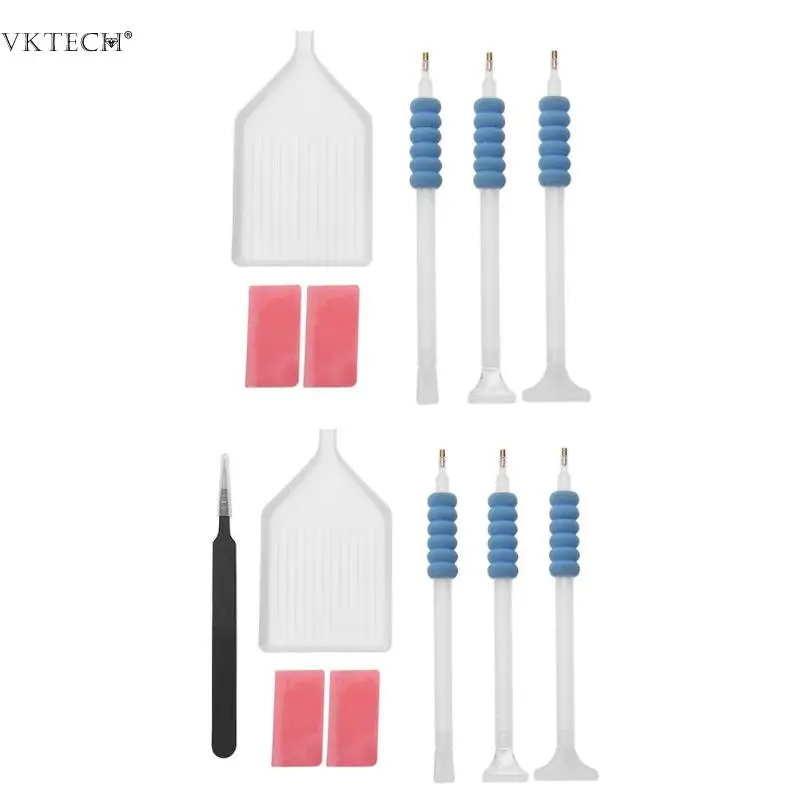 

5D DIY Diamond Painting Tools Kit Accessories Point Drill Pen Cross Stitch Embroidery Tool Set Multi-function Craft DIY Accs