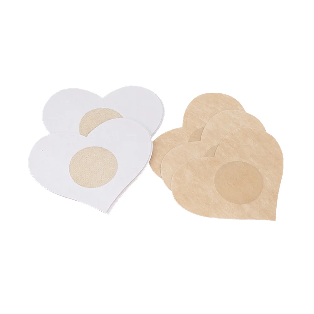 

5 Pairs Adhesive Womens Disposable Nipple Covers Non-woven Breast Petal Pasties Romantic gift
