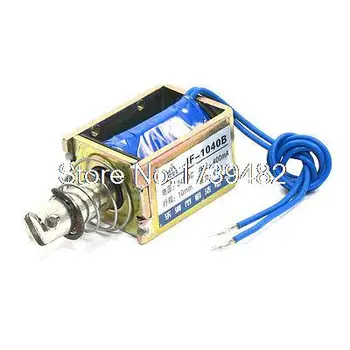 

DC24V 400mA 25N/10mm Pull Push Type Two Wired Solenoid Electromagnet