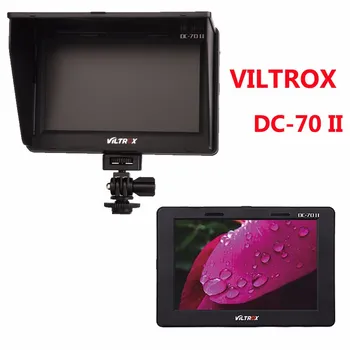 

Viltrox 7'' DC-70 II Clip-on Color TFT HD LCD Monitor Display HDMI AV Input 1024 x 600 for Sony Canon Nikon DSLR Camera