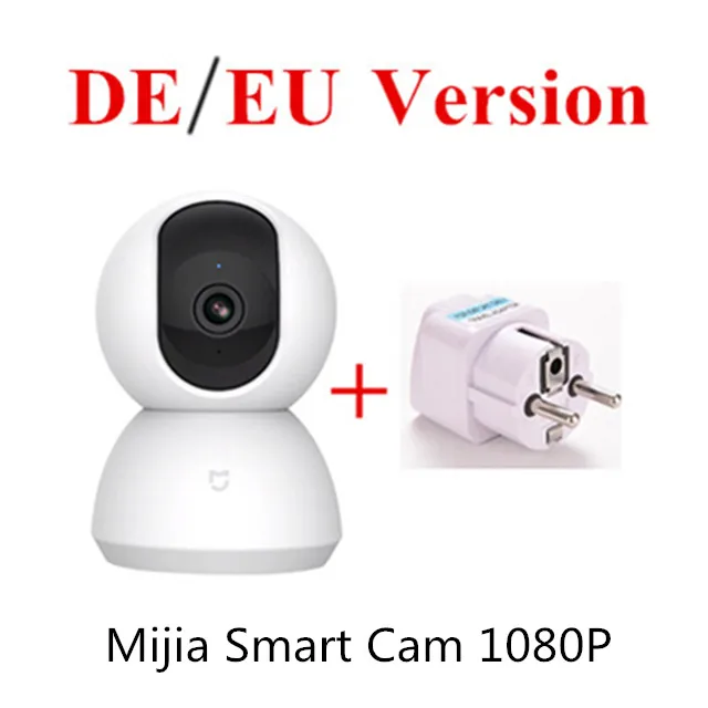 Xiaomi Mijia Smart Cam Cradle Head Версия 1080P HD 360 градусов ночное видение веб-камера IP камера видеокамера Wifi HD Mijia камеры - Цвет: 1080P EU DE