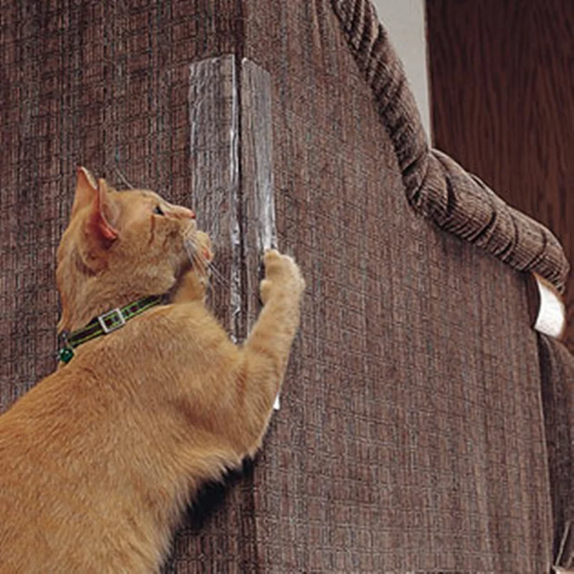 

2Pcs/set Pet Cat Large Scratch Guard Mat Cats Scratching Post Furniture Sofa Claw Protector Pads For Upholstery Leather Chairs
