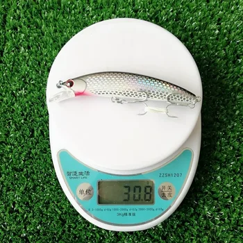 

NOEBY 90mm/30g Minnow Bait Artificial Hooks Sinking 0.6-2.5m Hard Lures For Fishing Leurre Peche