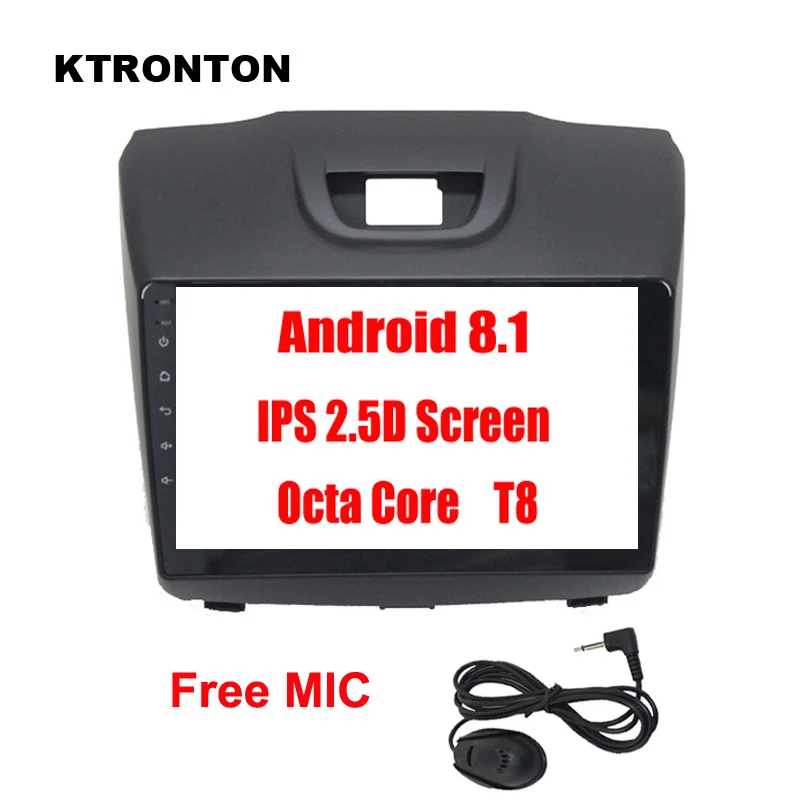 

2.5D IPS 8 Octa-core Android 8.1 Car DVD Player for Chevrolet Colorado S10 Trailblazer ISUZU D-max MU-X 2012-2017 with Radio USB
