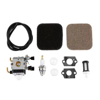 

DRELD Trimmers Parts Carburetor Carb +Gasket Fuel Line Filter Primer Bulb for STIHL FS85 FS75 FS80 KM85 HS75 HS80Brush Cutter