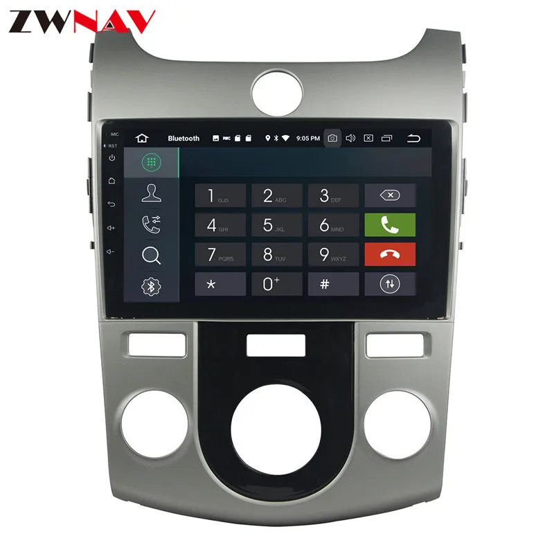 Excellent 8 inch Car  no DVD player Android 8.0 Car GPS navigation for KIA CERATO/FORTE 2008-2012 multimedia radio video CD player 4