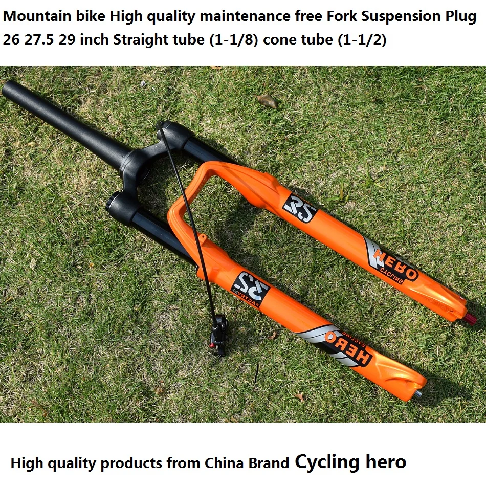 

MTB Bicycle Air Suspension Fork Plug Straight Tube (1-1 / 8) Cone Tube (1-1 / 2) 26 27.5 29 Inch Bounce High Quality