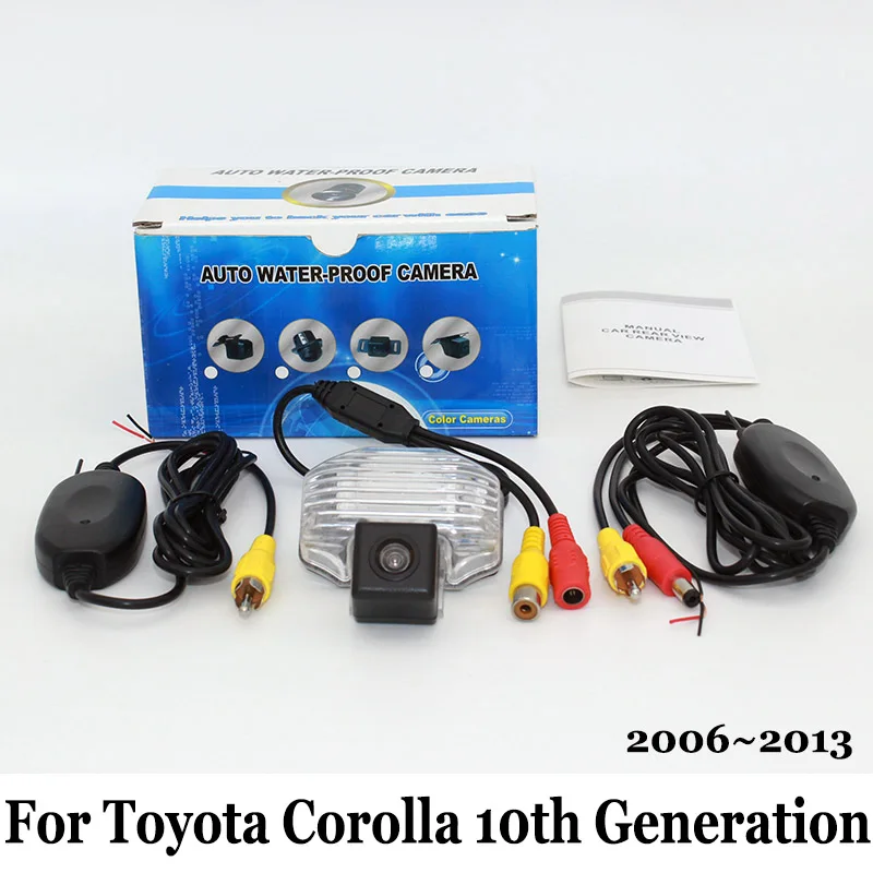 

Rear View Camera For Toyota Corolla E140 E150 10th Generation / RCA Wired Or Wireless CCD HD Wide Lens Angle Reverse Camera