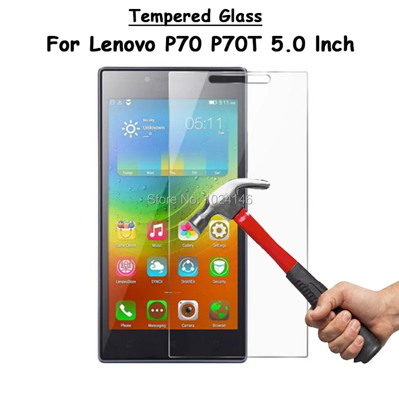 Для Lenovo P70 P70T 5 0 &quotпрозрачное закаленное стекло протектор экрана ультратонкая