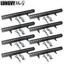 10 шт./партия, 2 шт., 8in1Flight, Светодиодный настенный шайба 18*10 Вт, RGBW 4в1, светодиодный бар, сценический эффект, освещение для вечерние