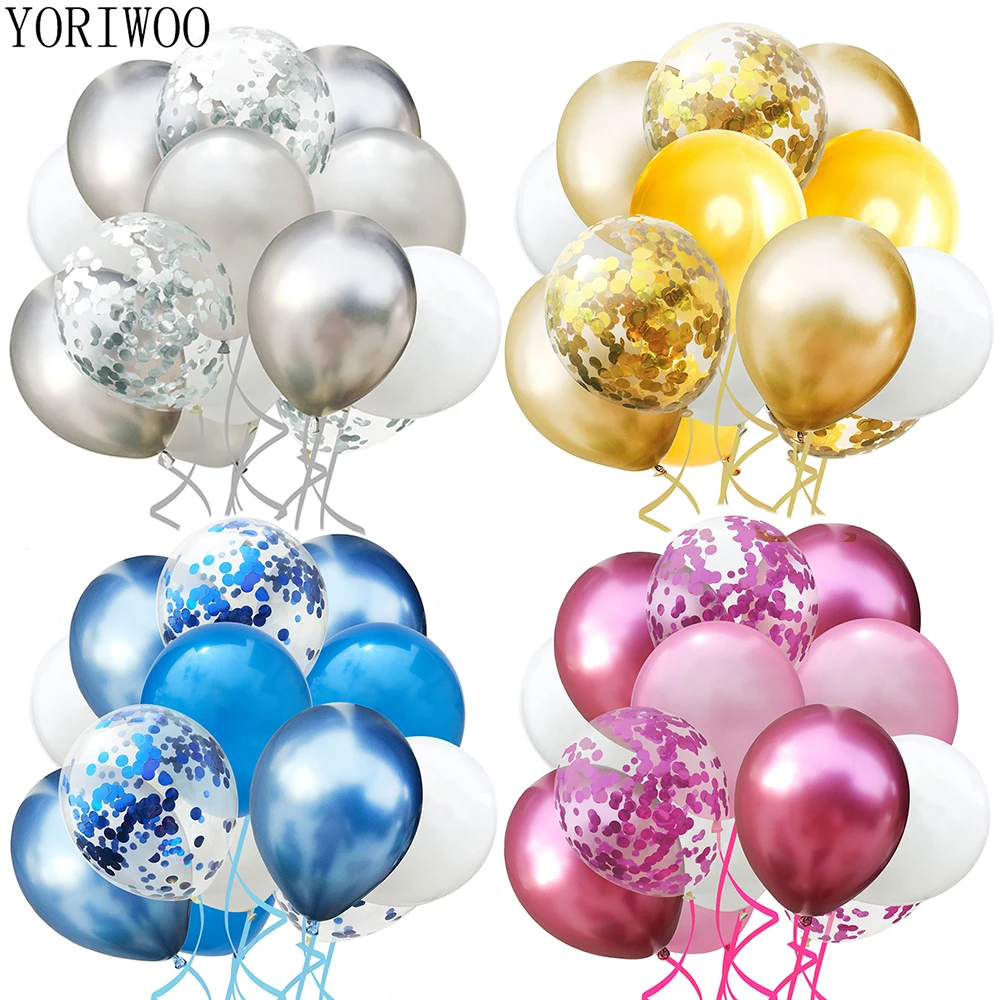 Doriwoo 20 шт. латексные конфетти для воздушного шара воздушный шарик День Рождения украшения дети ребенок душ Мальчик Свадьба Пол раскрыть Babyshower