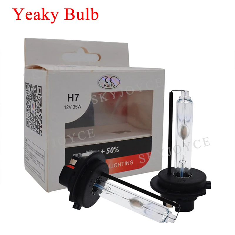 SKYJOYCE Оригинальная лампа для автомобильных фар 35 Вт Yeaky Cnlight HeartRay HID 4300K 4500K 5500K 6500K