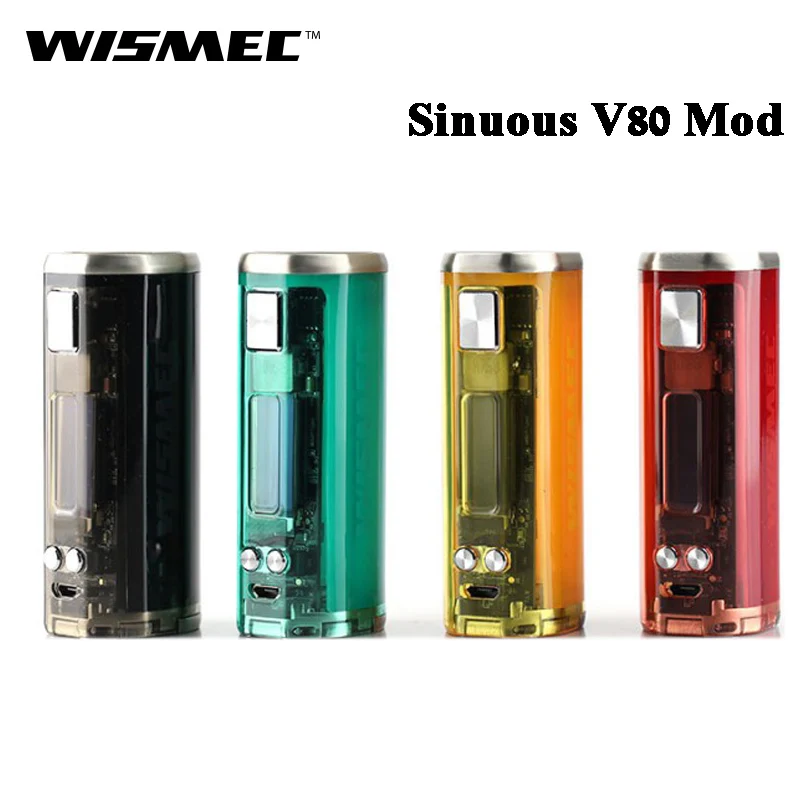 Оригинальная оригинальная сигарета Wismec V80 80 Вт оригинальный боксмод вейп