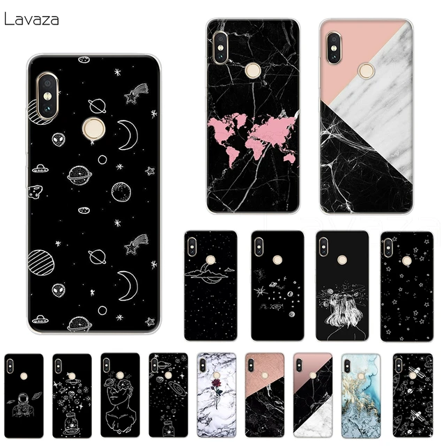 Best Offers Lavaza Space Moon Astronaut Black White Case for Xiaomi Redmi Note 3 3s 4 4a 4x 5 5a 6 Pro Plus