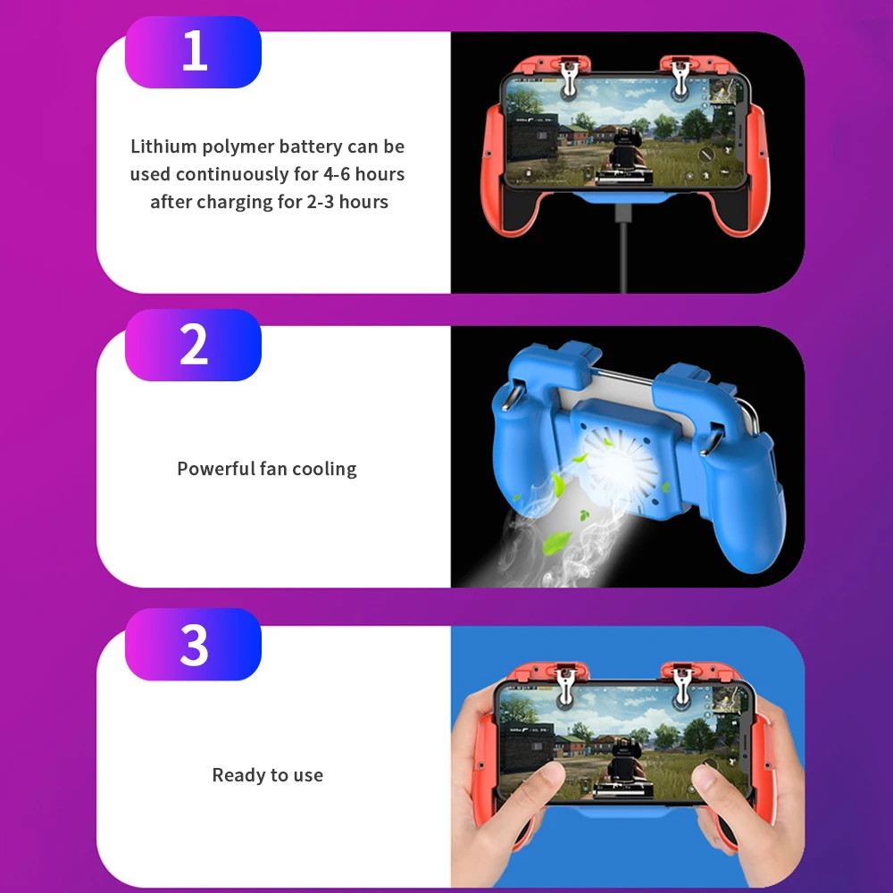 Мобильный игровой контроллер PUBG для iPhone Android Phone Gamepad Trigger Aim Button L1R1 Shooter джойстик для игровой площадки аксессуары