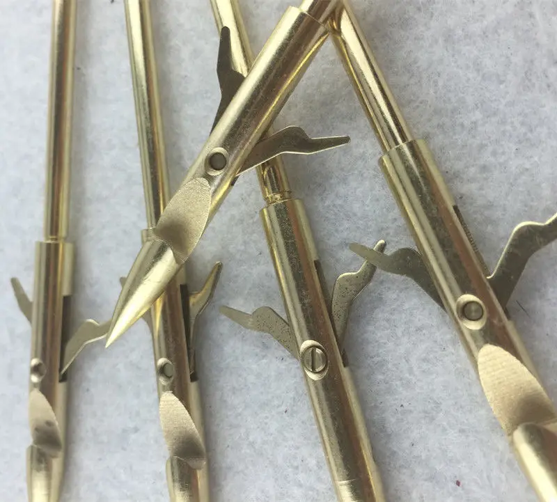 6 шт. золотистые стальные наконечники стрел для рыбалки|broadheads arrowheads|steel