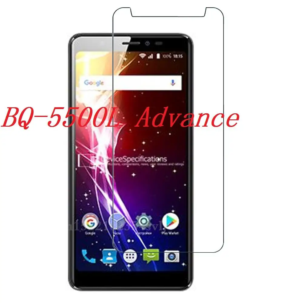 

Tempered Glass for BQ BQ-5500L Advance Smartphone Explosion-proof 9H Protective Film cover Screen Protector