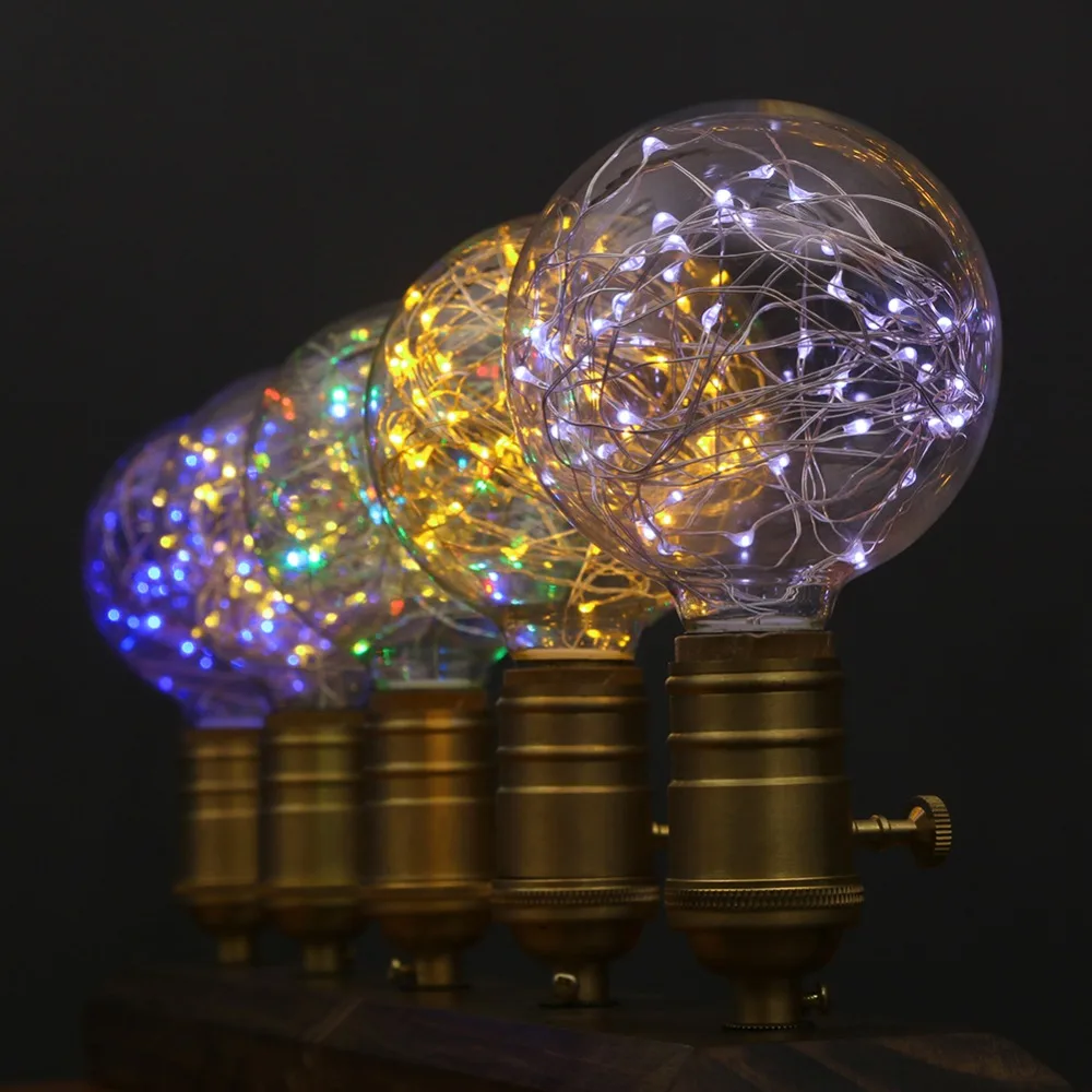 Lampadina LED Edison Vintage - 4W Luce Calda E27 Per Atmosfera Retrò In Casa E Bar - Foto 6