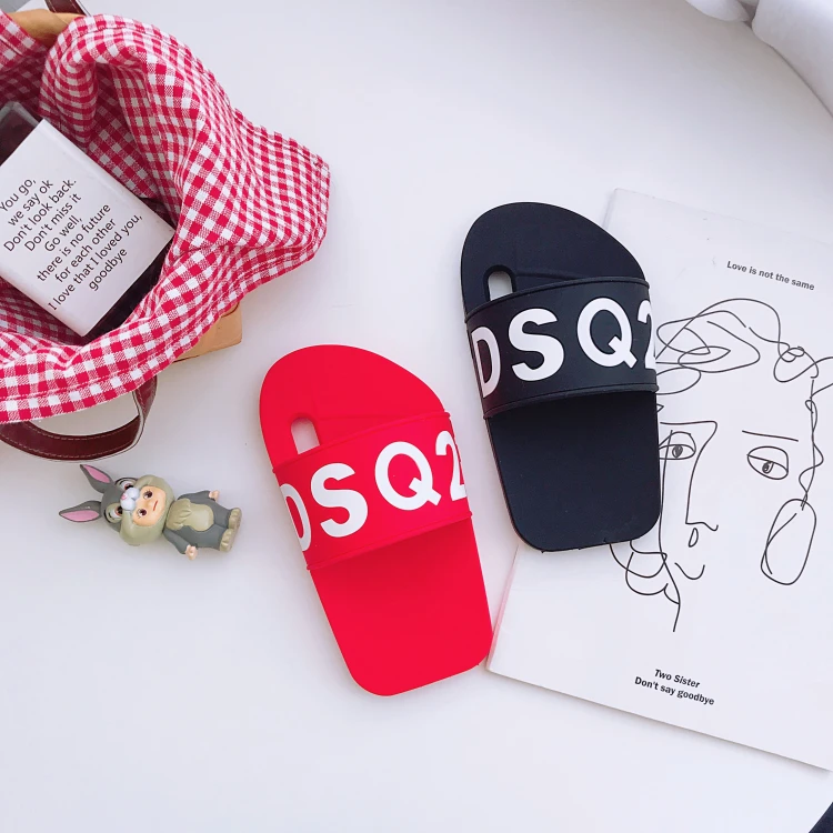 Cute Slipper Silicone Phone Case For iPhone X 6 7 8 Plus Pretty Wristband Soft Back Cover for |