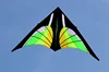 New Toys Hot  2.8m Quality Goods Power Green Triangle/Delta Kite With Handle and String Good Flying Kites 4