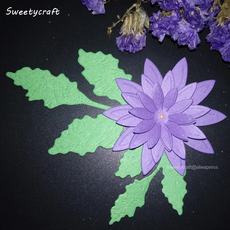 Flower Cutting Dies Leaf scrapbooking