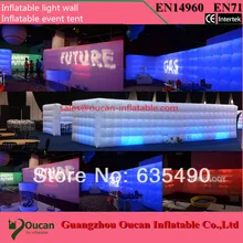 15x3x2,5 м ткань Оксфорд надувная выставочная стена с воздуходувкой внутри