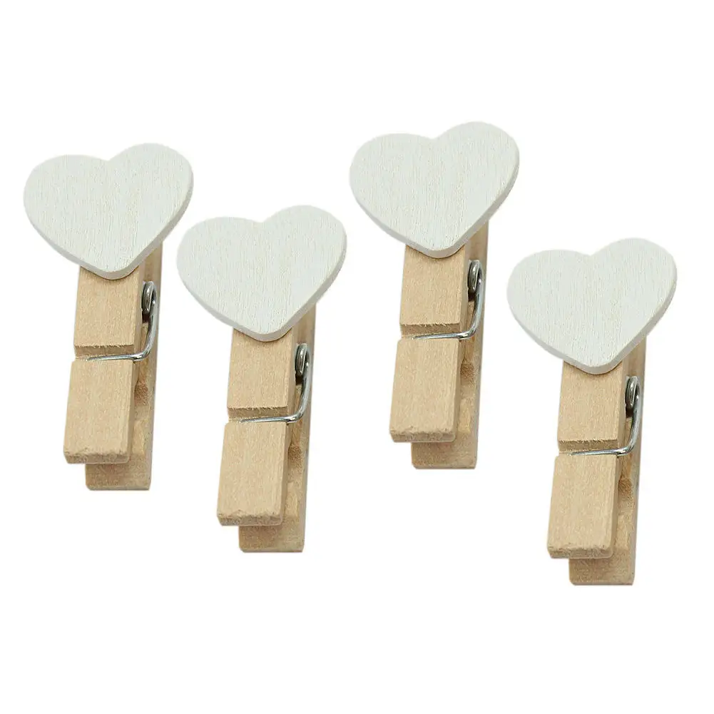 Photo Hanging Clips 50pcs love heart mini wooden clip pegs clothes photo hanging clips Photo Hanging Clips 50pcs love heart mini wooden clip pegs clothes photo hanging clips