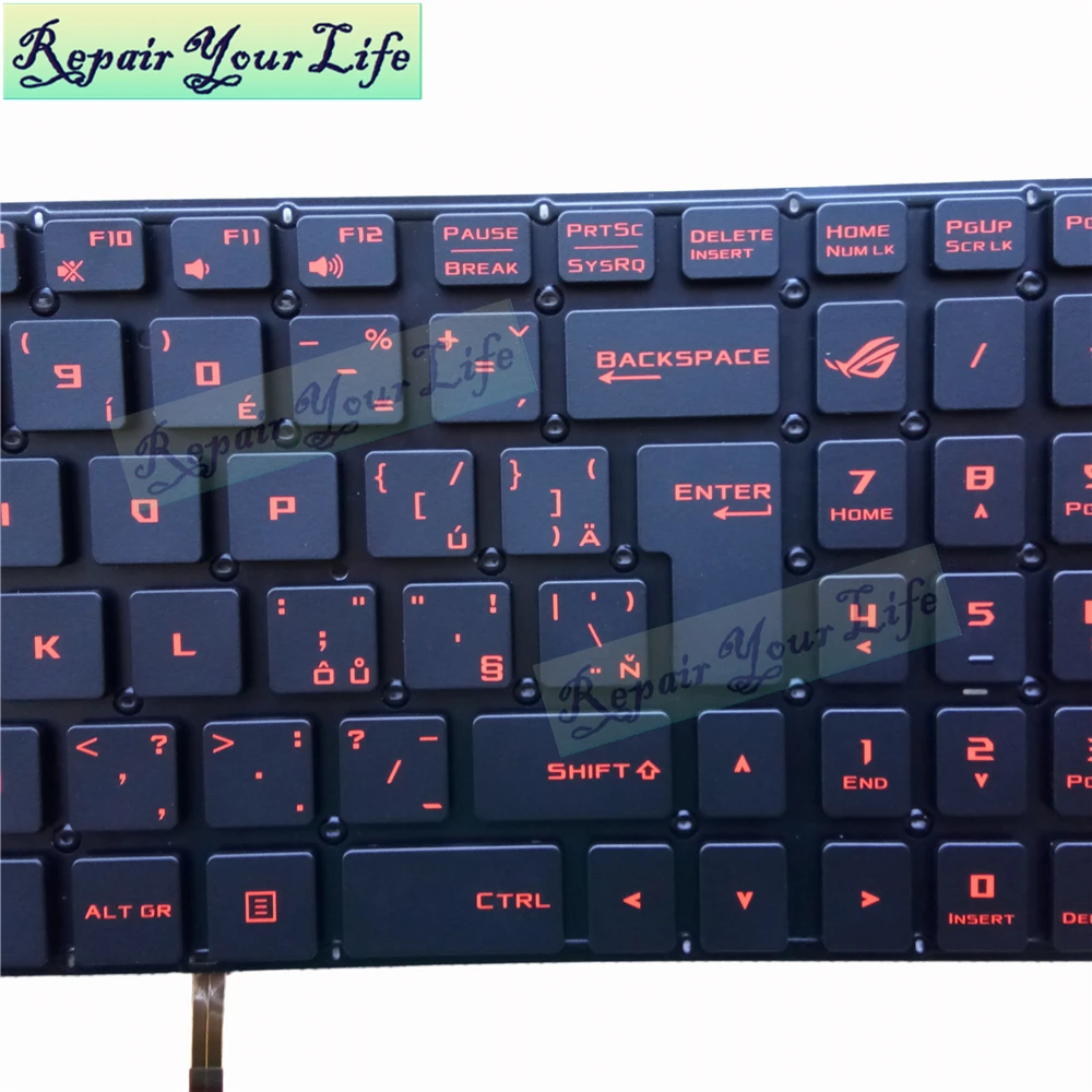 Ремонт вас жизнь Клавиатура ноутбука для Asus GL502 GL502V GL502VM GL502VT GL502VT GL502VY Чешский CZ SK клавиатура с подсветкой