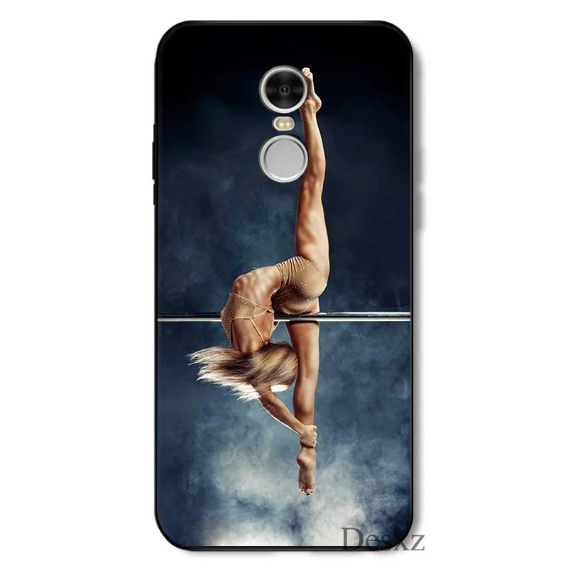 Чехол для мобильного телефона Pole Dance Dancing Fitness Hot Painted Xiaomi Redmi Note 4 4A 4X 5 5A 6 7 GO S2 6A Pro Plus