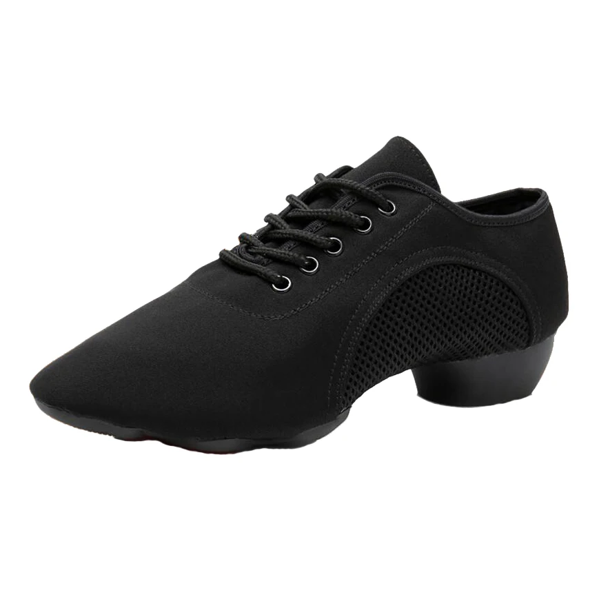 Мужская и женская обувь для латинских танцев; профессиональная черная парусиновая обувь для латинских танцев; обувь для сальсы размера плюс; Современная танцевальная обувь для бальных танцев и Танго